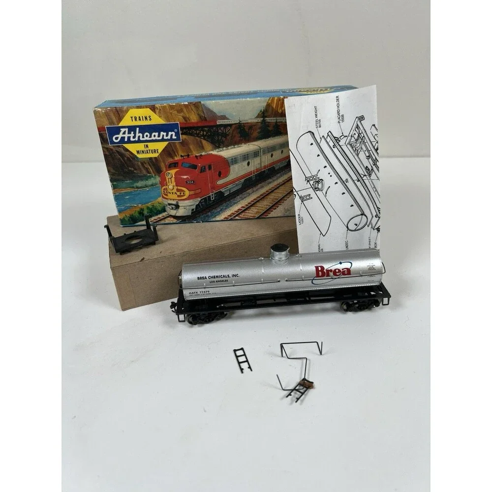 Vintage USED Brea Chemical Tank Car 1565 Kit Trains In Miniature Atheann #77479